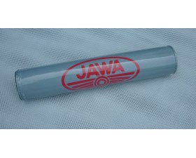 ŘÍDÍTKOVÝ CHRÁNIČ NA HRAZDU - ŠEDÝ + ČERVENÉ LOGO JAWA